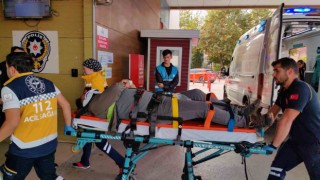 Yolcu dolu minibüs ciple çarpıştı, 11 kişi yaralandı