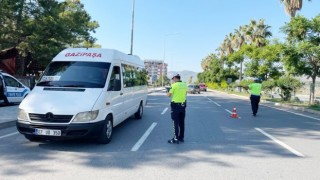 Yolcu minibüsleri denetlendi