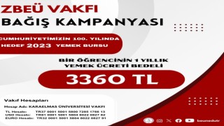 ZBEÜ Vakfı 2023 Yemek Bursu kampanyası başlattı