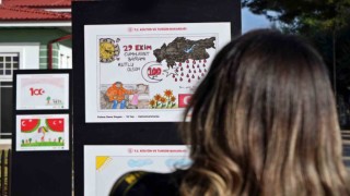 13 yaşındaki depremzede Fatma çocuğun gözünden depremi çizerek herkesi hüzünlendirdi