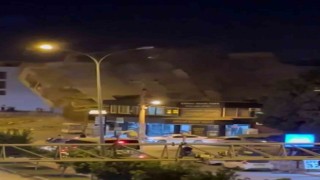 5 katlı binanın yerle bir olduğu anlar kamerada