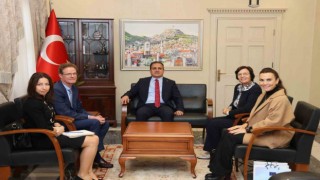 AB Türkiye Delegasyonu Başkanı Vali Akbıyıkı ziyaret etti