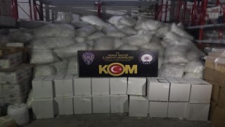 Adanada 52 milyon 100 bin gümrük kaçağı makaron ele geçirildi