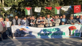 Adıyamanlılar Gazze için bir araya geldi