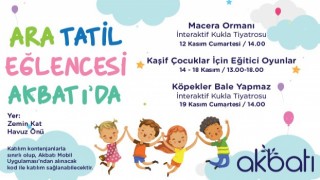 Akbatıdan ara tatile özel etkinlikler