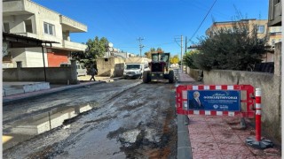 Akdenizde sokaklar yenileniyor