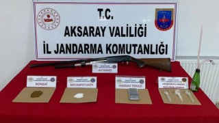 Aksarayda jandarmadan uyuşturucu operasyonu