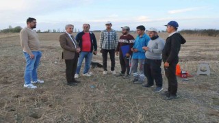 Akşehirde jeotermal sera alanı için çalışma başlatıldı