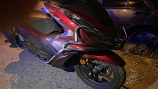 Alkollü motosiklet sürücüsü hastanelik oldu