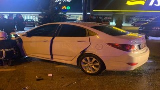 Amasyada hafif ticari araç ile otomobil çarpıştı: 7 yaralı