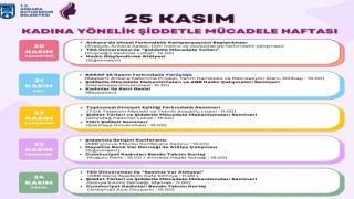 Ankara Büyükşehir Belediyesinden ‘Kadına Yönelik Şiddete Karşı Uluslararası Mücadele Haftasına özel etkinlik