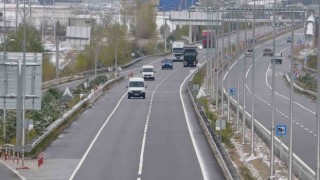 Araçların saatlerce mahsur kaldığı D100de trafik normale döndü