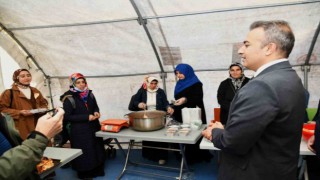 Ardahanda Filistine destek çadırı kuruldu