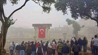Atik kentte 10 Kasım Atatürkü anma ve saygı duruşu