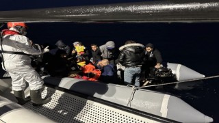 Aydında 38 düzensiz göçmen kurtarıldı
