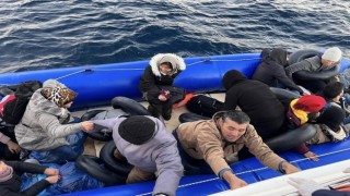 Ayvacık açıklarında 47 kaçak göçmen kurtarıldı