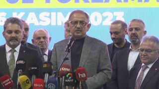 Bakan Özhaseki: “Muhalefette olan arkadaşlar, ‘AK Partililer bizi engelliyor diyorlar. Emin olun gülesim geliyor”