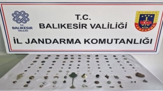 Balıkesirde jandarmadan tarihi eser operasyonu