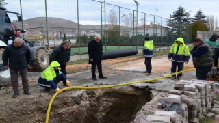 Başkan Bakkalcıoğlu kanal boyunda incelemelerde bulundu