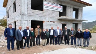 Başkan Başdeğirmen Kuran Kursu inşaat çalışmalarını inceledi