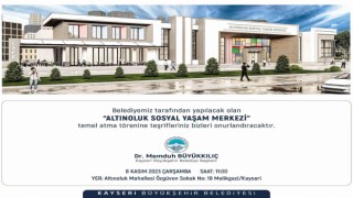 Başkan Büyükkılıçtan Altınoluka sosyal yaşam merkezi müjdesi