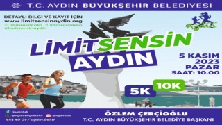 Başkan Çerçioğlu tüm vatandaşları Limit Sensin Aydın koşu etkinliğine davet etti