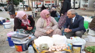 Başkan Kaplan üretici kadınlara köylü pazarı müjdesi verdi