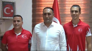 Başkan Yılmaz, dünya ikincisi olan Milli Bocce Sporcusu Mehmet Can Yakını tebrik etti
