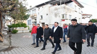 Başkan Yücel Yılmaz, Havrana gelerek geçmiş olsun ziyaretlerinde bulundu