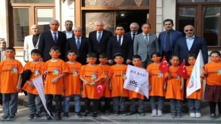 Bayburtta lösemili çocuklar için farkındalık etkinliği