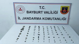 Bayburtta Roma ve Bizans dönemine ait 91 parça tarihi eser ele geçirildi