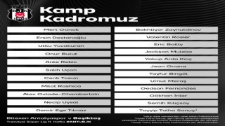 Beşiktaşın Antalyaspor maçı kamp kadrosu belli oldu