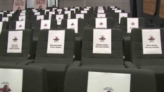 Beykozda sinema koltukları Gazzede katledilen çocuklar için ayrıldı