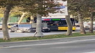 Beyoğluda İETT otobüsünün önünün kesilmesi olayının detayları: Eşini ve bebeği için önünü kesmiş
