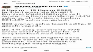 Bingölde 221 bin 407 kişi sorgulandı