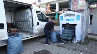 Bingölde iki haftada 3 ton 652 kilo tekstil atığı toplandı