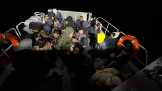 Bodrum'da 34 düzensiz göçmen yakalandı, 30'u kurtarıldı