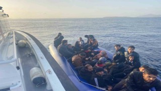 Bodrumda 77 düzensiz göçmen kurtarıldı, 39u yakalandı
