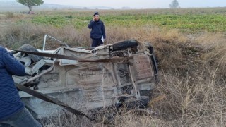 Burdurda şarampole yuvarlanan otomobildeki üniversite öğrencisi hayatını kaybetti