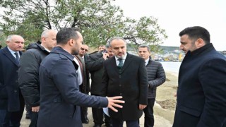 Bursa sahillerinde fırtına mesaisi