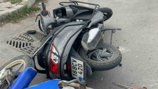 Bursada 2 motosiklet çarpıştı