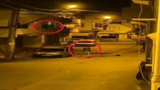 Bursada komşular arası gürültü kavgası sokağı karıştırdı...Saksılar havada uçuştu