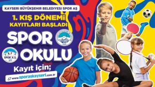 Büyükşehir Spor A.Ş. 1inci Kış Dönemi Spor Okulları kayıtlarını başlattı