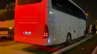 Çalıntı otobüs ile Anıtkabir gezisi İnegölde son buldu