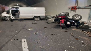 Çanakkalede tünelde trafik kazası: 2 ağır yaralı