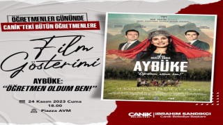 Canikte öğretmenler Aybüke filmiyle buluşacak