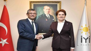 CHP Genel Başkanı Özelden İYİ Parti Genel Başkanı Akşenere ziyaret