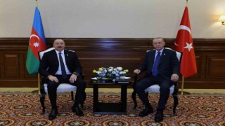Cumhurbaşkanı Erdoğan, Aliyev ile görüştü
