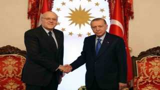 Cumhurbaşkanı Erdoğan, Lübnan Başbakanı Mikati ile görüştü