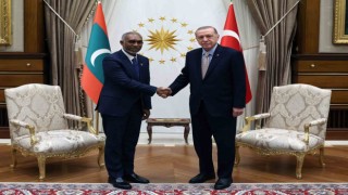 Cumhurbaşkanı Erdoğan, Maldivler Cumhurbaşkanı Muhammed Muizzu ile bir araya geldi.